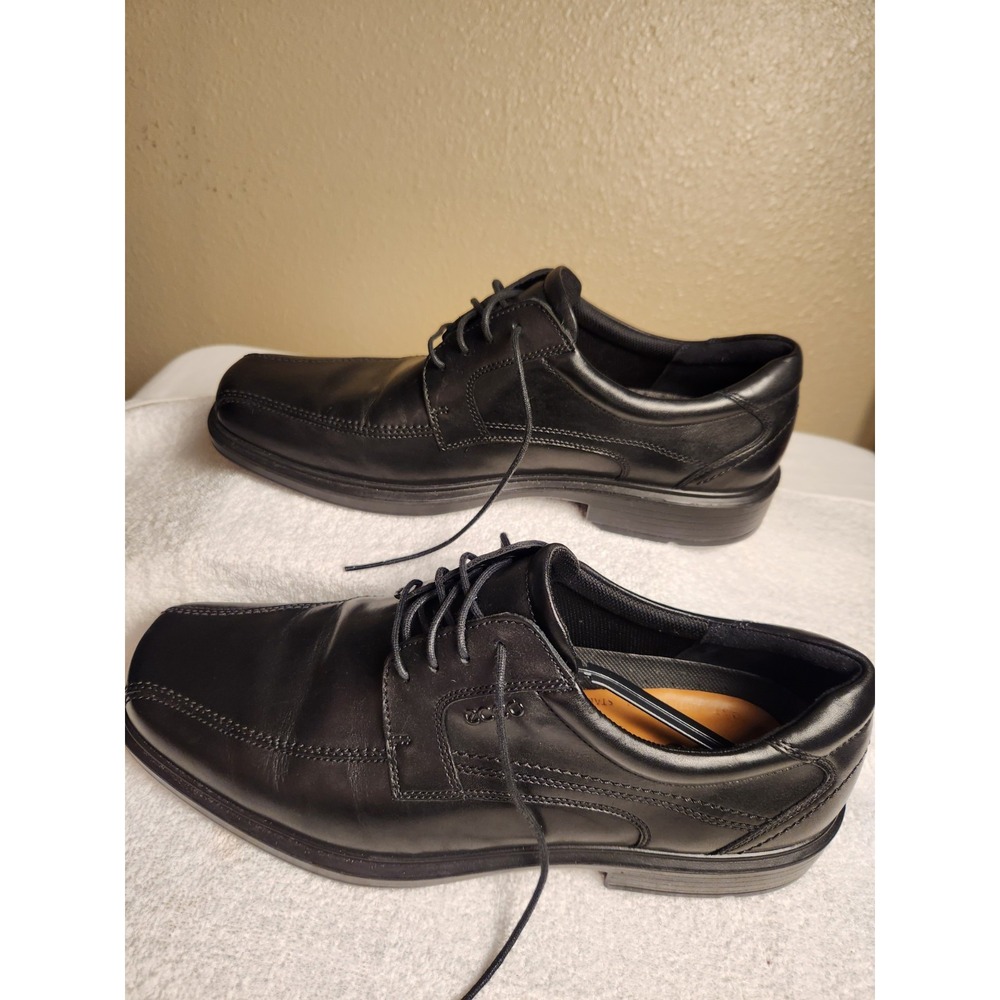 Ecco Helsinki Classic Black Oxford Derby Lace Shoes Men's US 13 / EU47never Worn